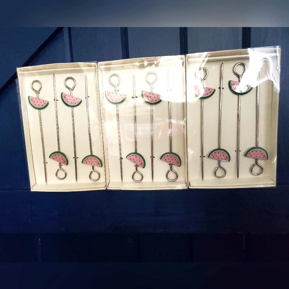 3 Sets of 4: Watermelon Skewers